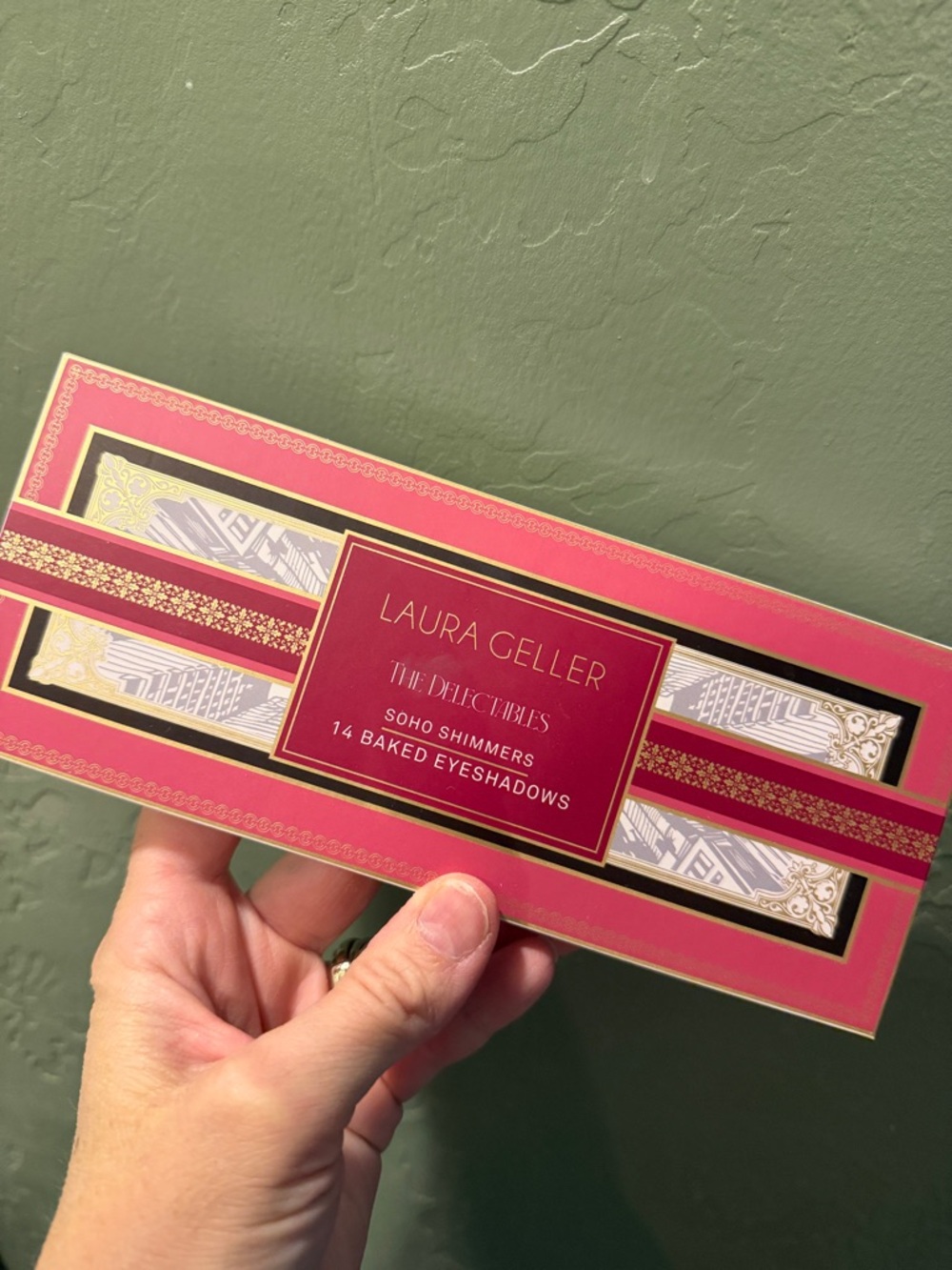 Laura Geller Pink and Gold Soho Shimmers 14 Baked Eyeshadows Palette